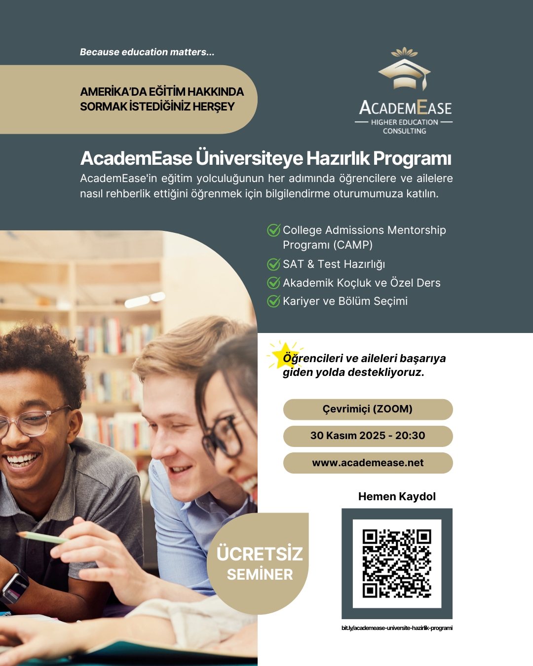 AcademEase Üniversiteye Hazırlık Programı
